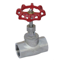 Válvula de globo roscado de acero inoxidable de 200 psi (GAJ11H)